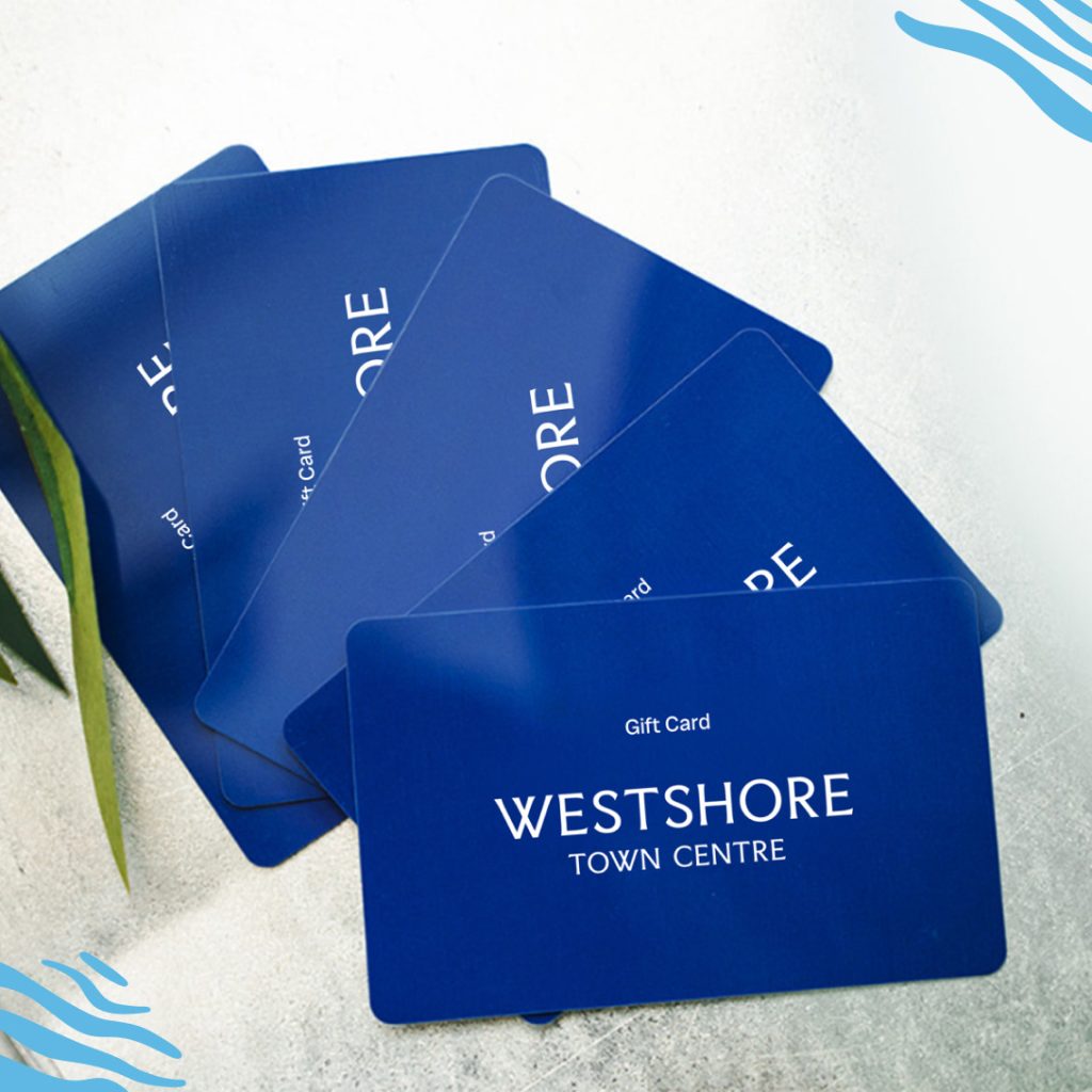 A fan of Westshore Town Centre plastic gift cards